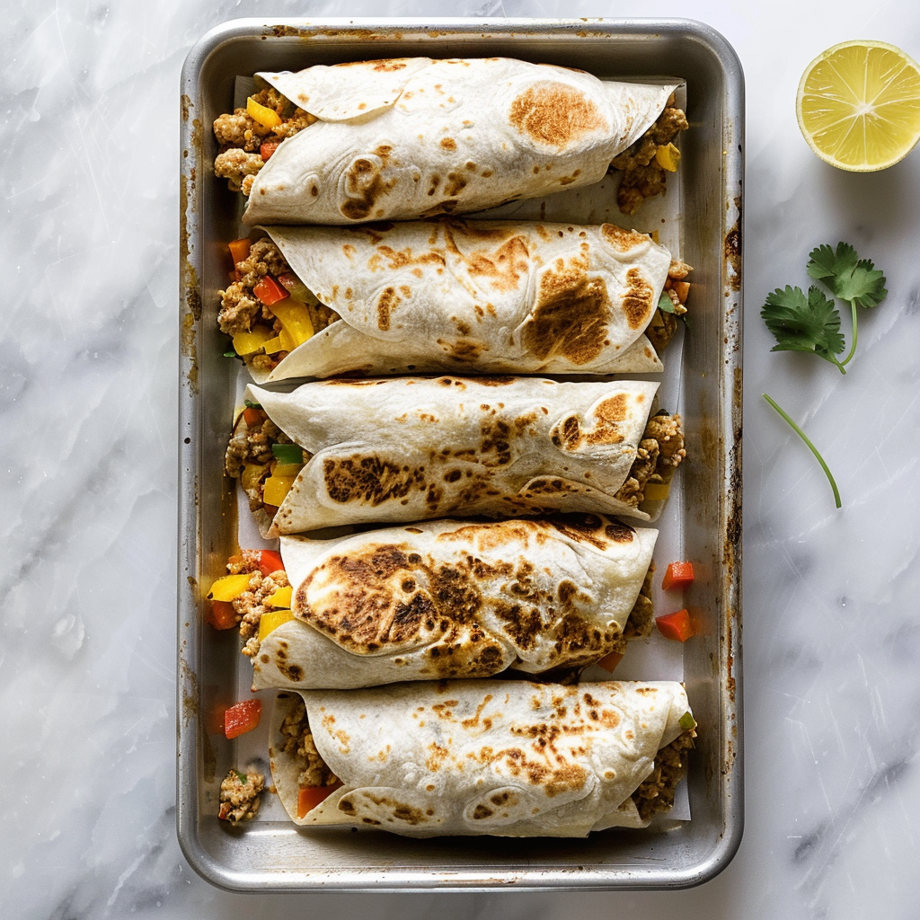 Sheet Pan Breakfast Burritos Deliver Protein Power
