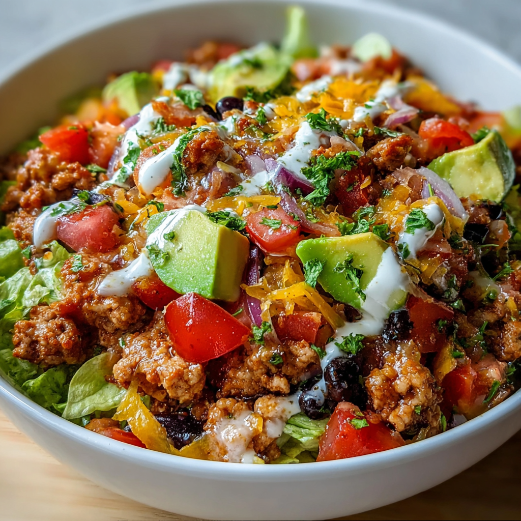 High Protein Taco Bowl: 30g+ Muscle Fuel