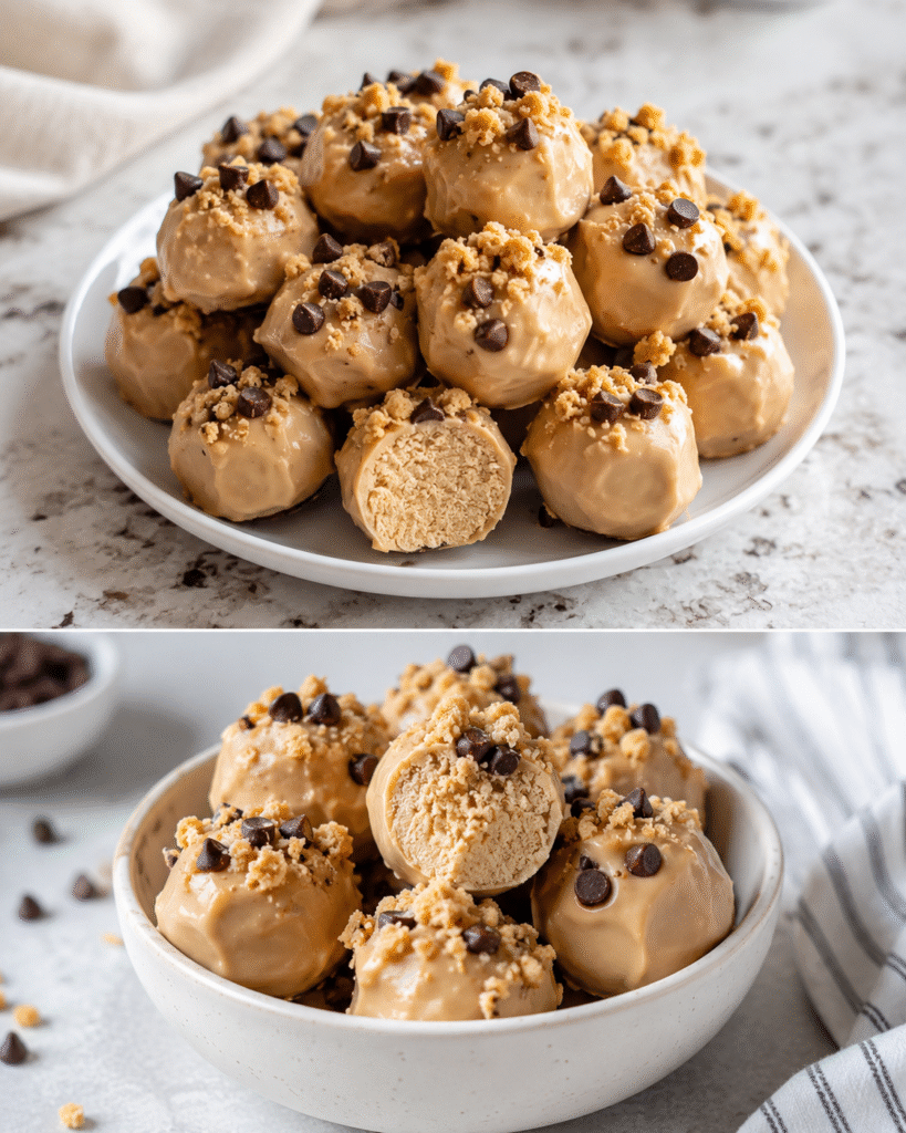 Frozen Peanut Butter Bites: High-Protein No-Bake Snack 5 Frozen peanut butter bites