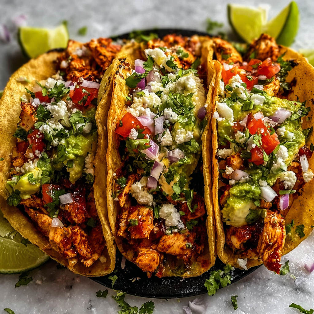 Chicken Street Tacos: A Flavor-Packed High-Protein Delight