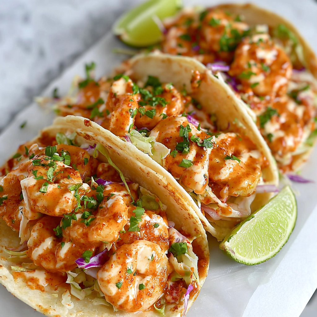 Bang Bang Shrimp Tacos Recipe: High-Protein Delight 4 image 1777728722833