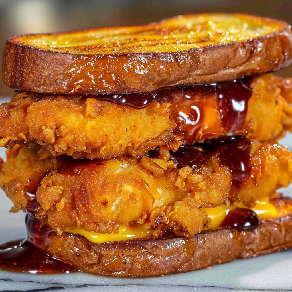 French Toast Fried Chicken Sandwich: A Protein Powerhouse