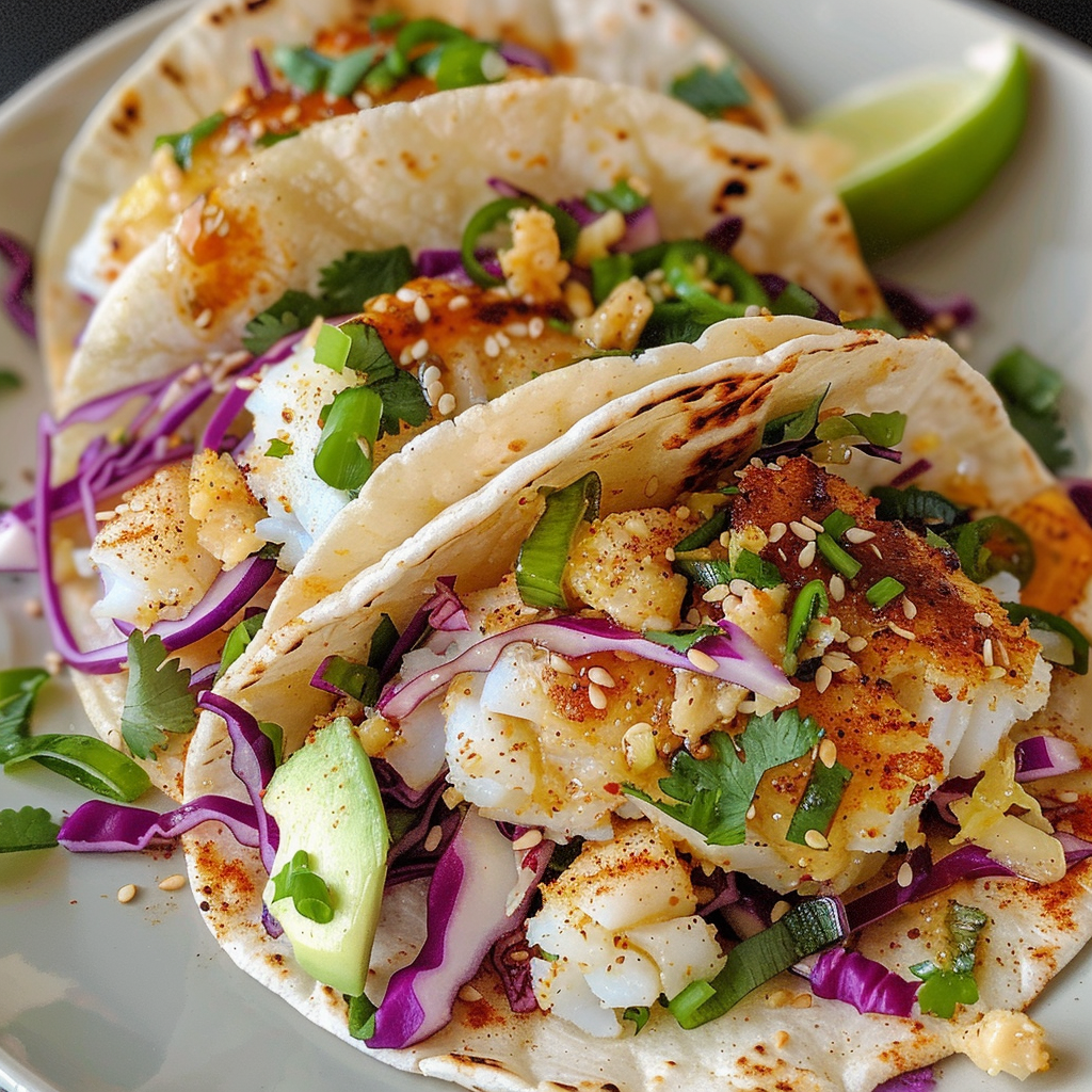 Cod Fish Tacos: Crispy Delight with Fresh Slaw