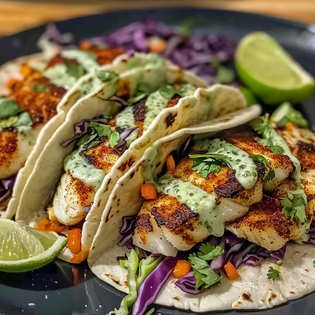 Spicy Lime Fish Tacos That Burst with Flavor