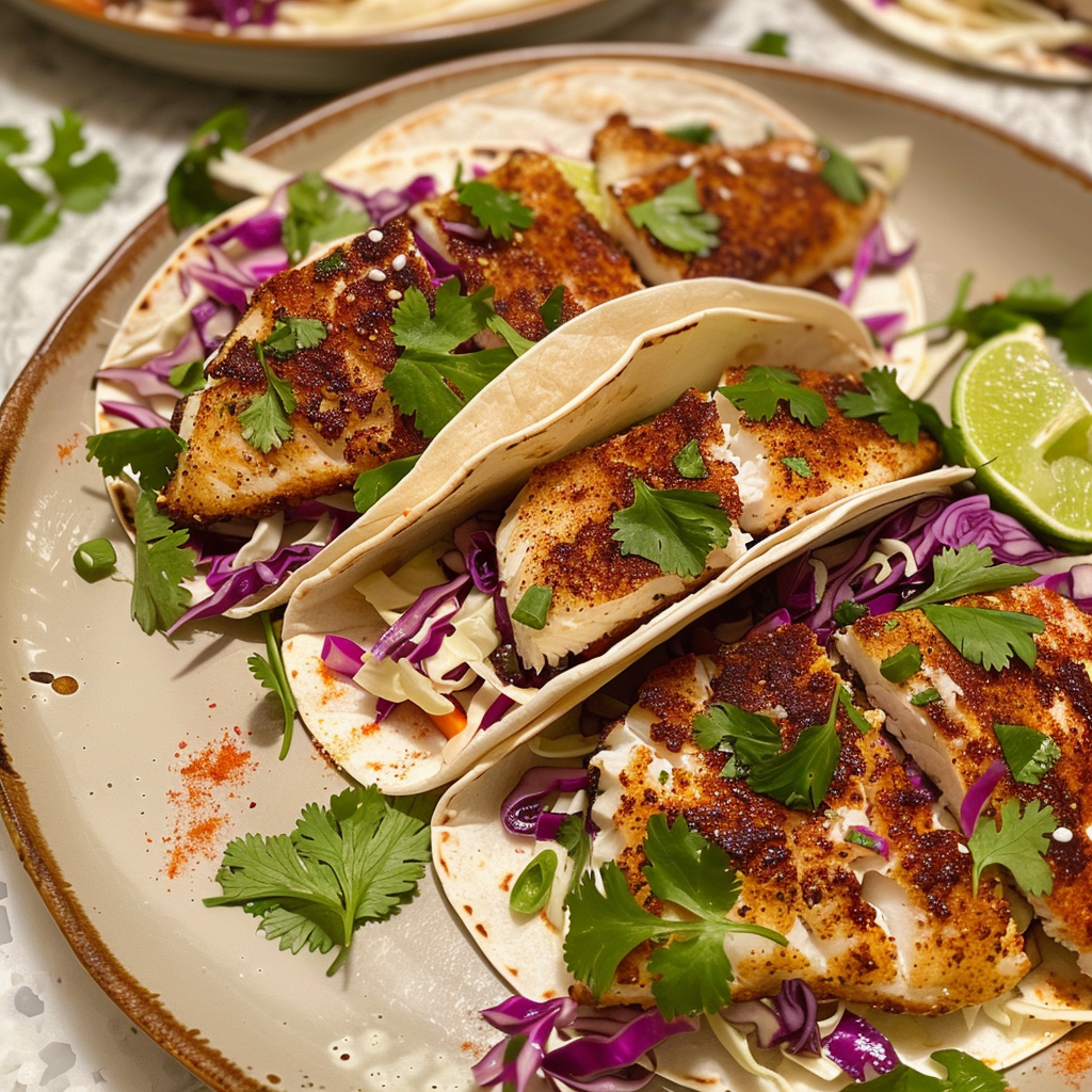 Air Fryer Fish Tacos with Cilantro Lime Slaw 5 image 1777839276717