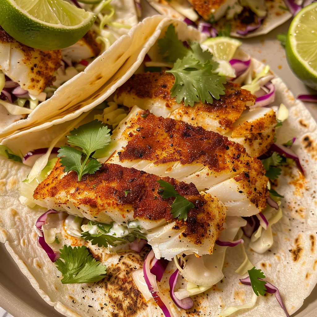 All Recipes 21 Air Fryer Fish Tacos with Cilantro Lime Slaw