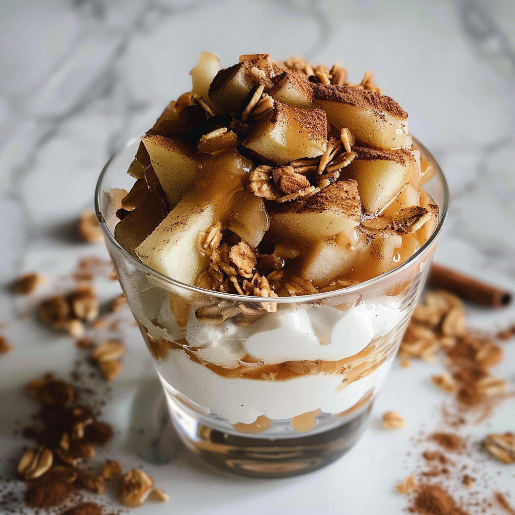 Cinnamon Apple Greek Yogurt Parfait