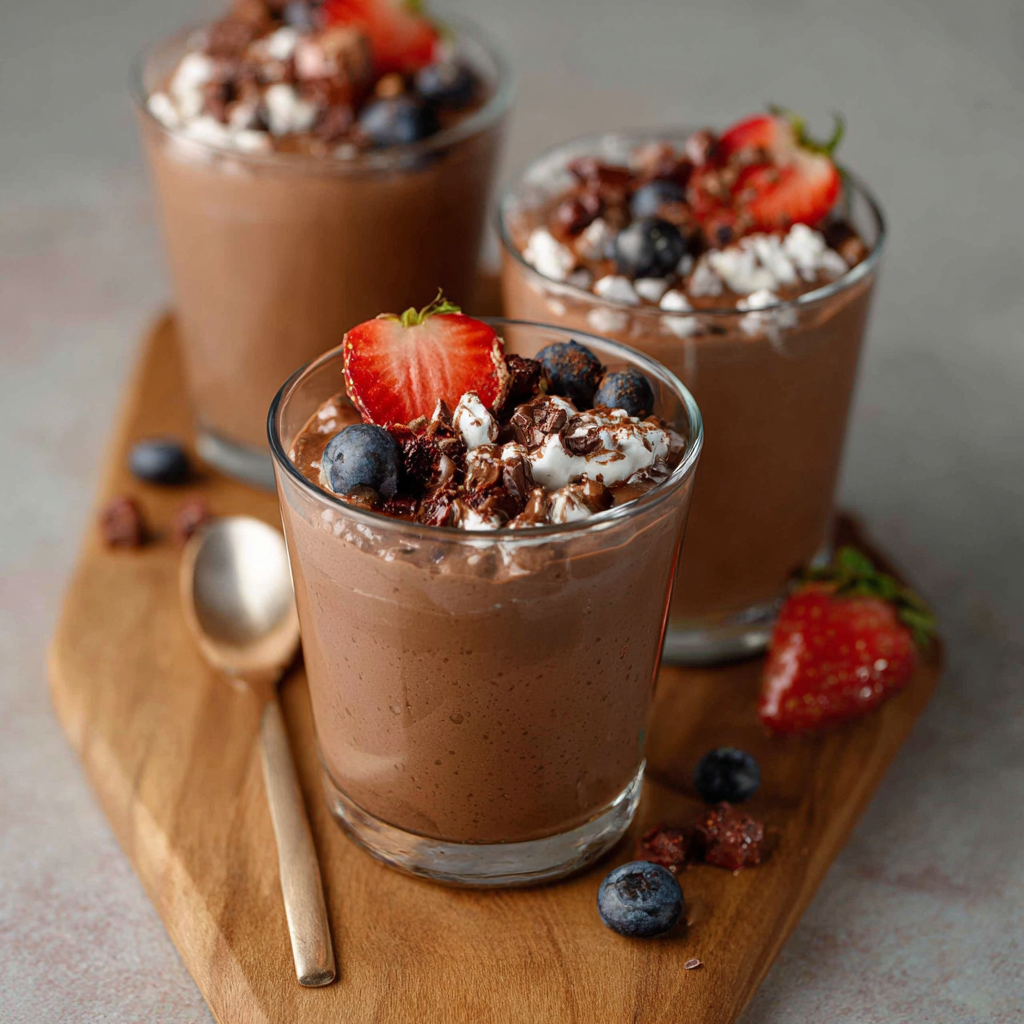 High Protein Chocolate Pudding