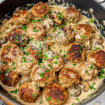 Mushroom Chicken Meatballs Recipe for Protein Gains