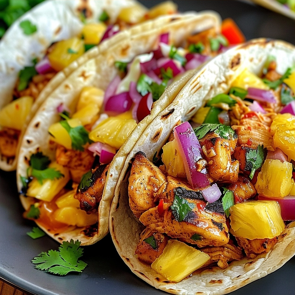 Home Page 10 Pineapple Chicken Tacos: High-Protein Tropical Flavor