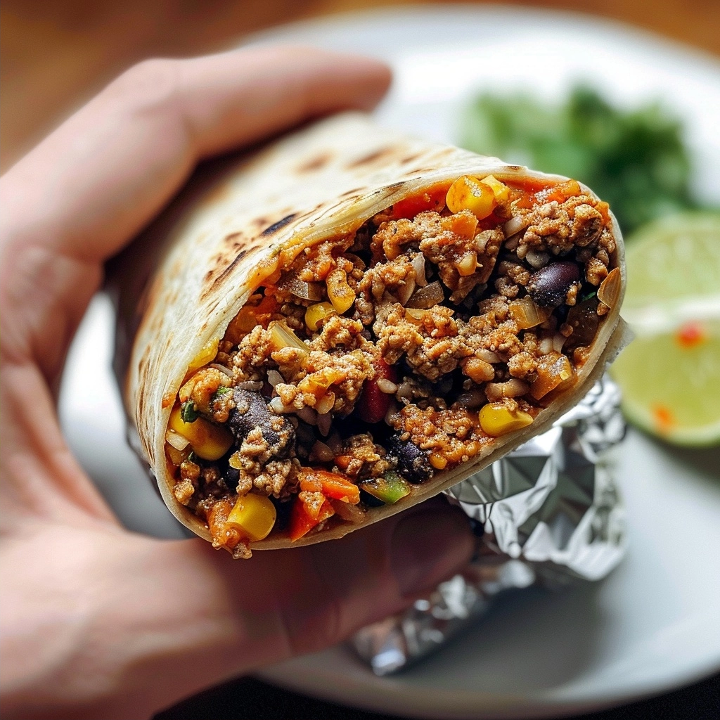Spicy Chipotle Turkey Burritos for High Protein Gains 4 image 1784464583910