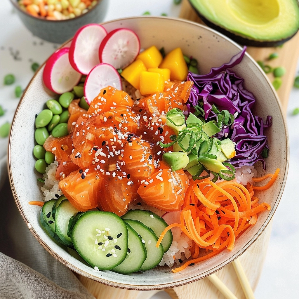 Salmon Poke Bowl: A High-Protein Meal in 25 Minutes 5 image 1784547745216
