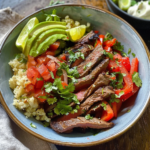 Steak Fajita Bowl Recipe for High-Protein Gains 6 Steak Fajita Bowl Recipe for High-Protein Gains