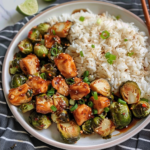 Air Fryer Sweet Chili Chicken and Brussels Sprouts 6 Air Fryer Sweet Chili Chicken and Brussels Sprouts
