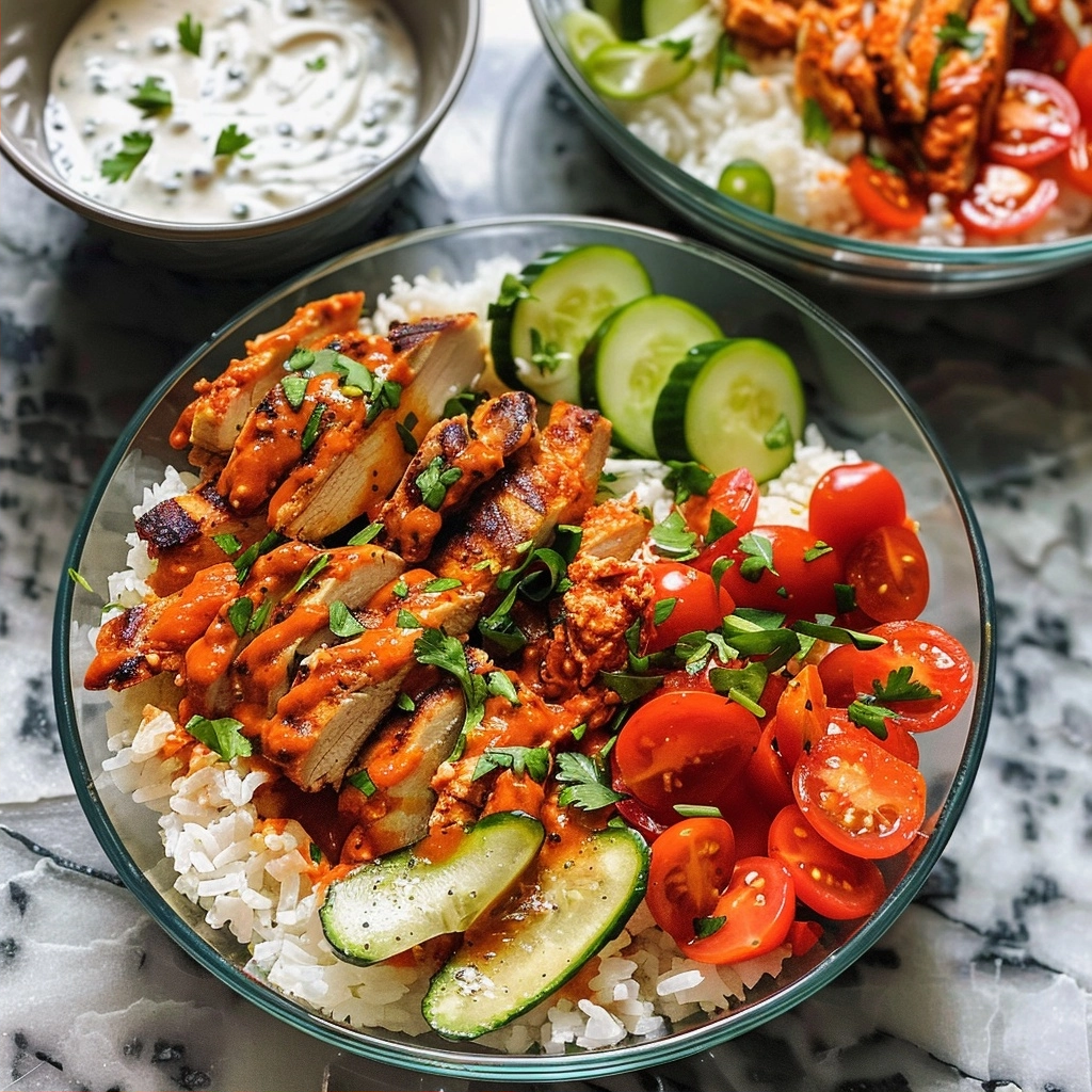 Buffalo Chicken Bowls with Cauliflower Garlic Rice 5 image 1784974119573