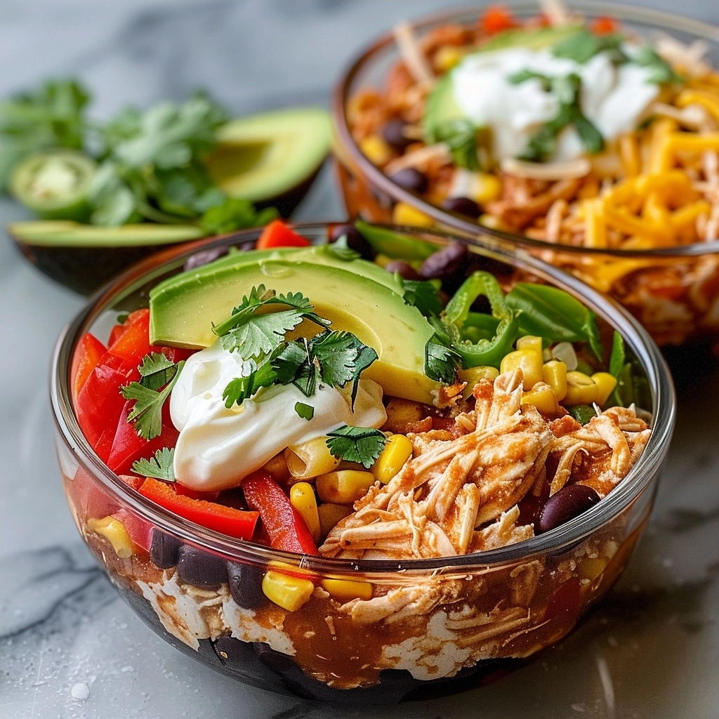 Chicken Cottage Cheese Enchilada Bowls For Protein 5 image 1785144282181