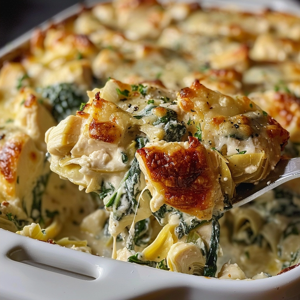 All Recipes 22 Spinach Artichoke Chicken Casserole for High Protein Goals