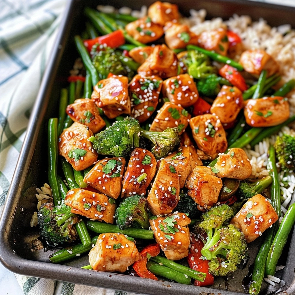 Sheet Pan Sesame Chicken and Veggies for Meal Prep 4 image 1785232732940