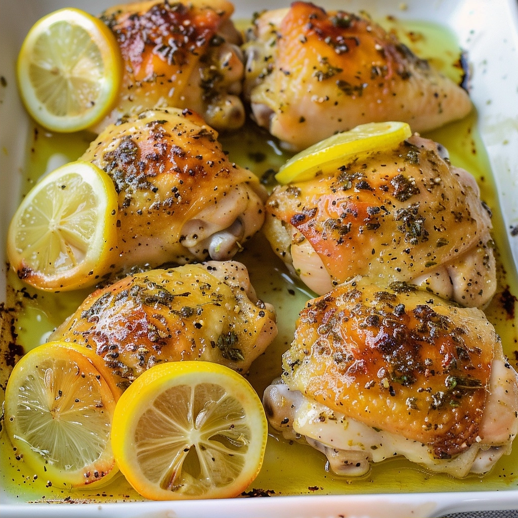 Herby Baked Lemon Chicken Thighs for High Protein 4 image 1785408020110