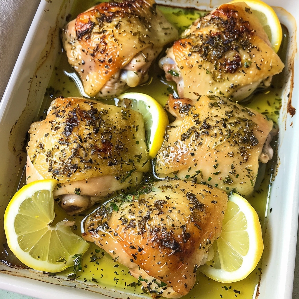 Herby Baked Lemon Chicken Thighs for High Protein 5 image 1785408024623
